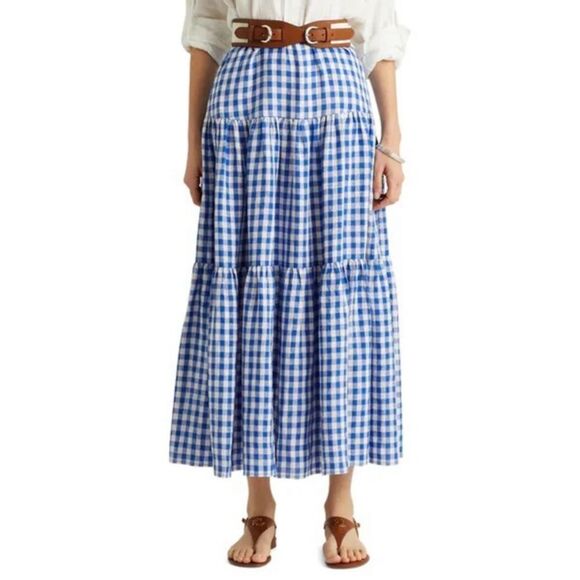 Ralph Lauren black label 100% linen maxi skirt - Picture 1 of 10